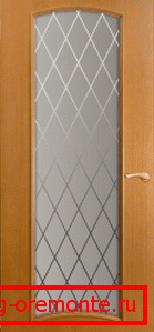 Дверь межкомнатная, с остеклёнными полотнами